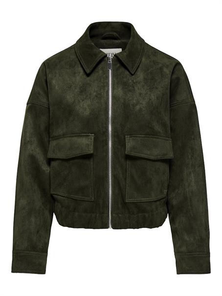 JDYAMBER FAUX SUEDE SHORT JACKET OTW YFM rosin