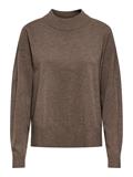 JDYAMORE L/S HN SLIT PULLOVER KNT falcon