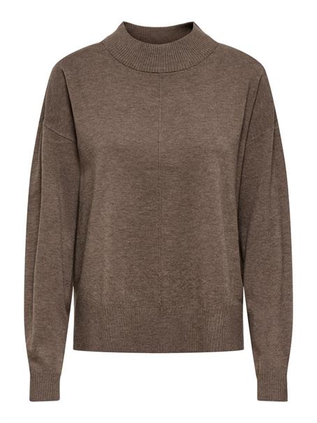 JDYAMORE L/S HN SLIT PULLOVER KNT falcon
