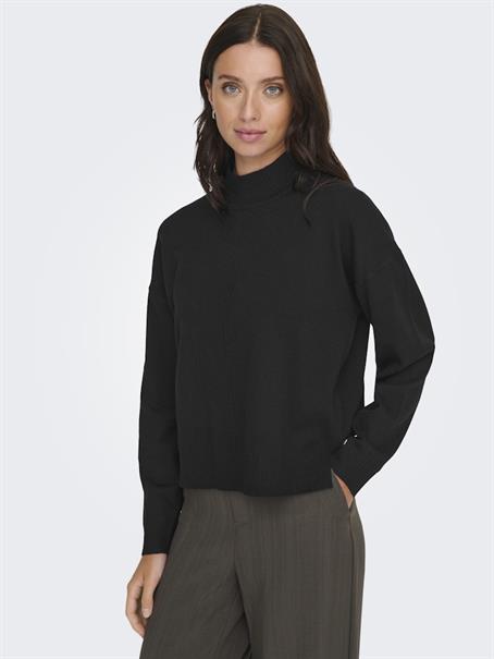 JDYAMORE LIFE L/S HN PULLOVER KNT black