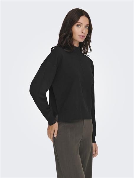 JDYAMORE LIFE L/S HN PULLOVER KNT black