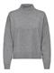 JDYAMORE LIFE L/S HN PULLOVER KNT medium grey melange