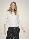 JDYAPRIL LIFE L/S O-NECK CARDIGAN KNT bright white