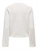JDYAPRIL LIFE L/S O-NECK PULLOVER KNT bright white