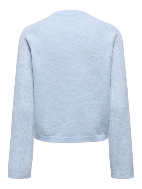 JDYAPRIL LIFE L/S O-NECK PULLOVER KNT cashmere blue