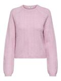 JDYAPRIL LIFE L/S O-NECK PULLOVER KNT fragrant lilac