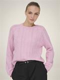 JDYAPRIL LIFE L/S O-NECK PULLOVER KNT fragrant lilac