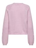 JDYAPRIL LIFE L/S O-NECK PULLOVER KNT fragrant lilac