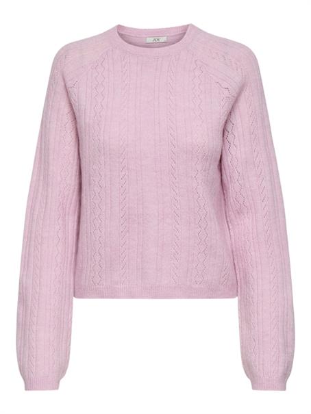 JDYAPRIL LIFE L/S O-NECK PULLOVER KNT fragrant lilac