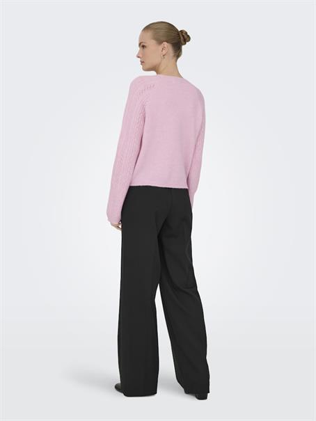 JDYAPRIL LIFE L/S O-NECK PULLOVER KNT fragrant lilac