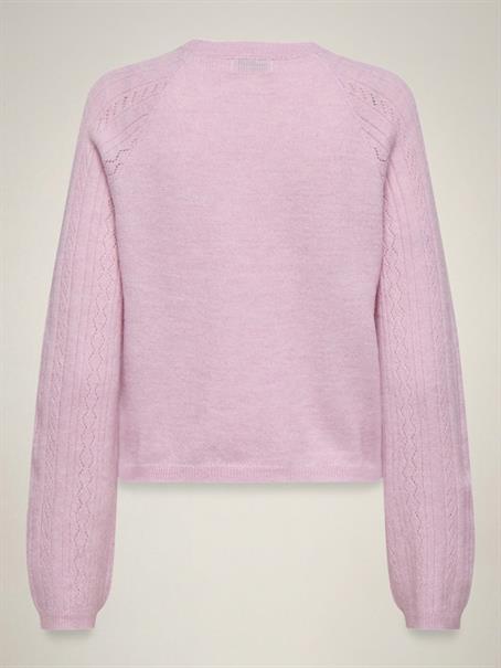 JDYAPRIL LIFE L/S O-NECK PULLOVER KNT fragrant lilac