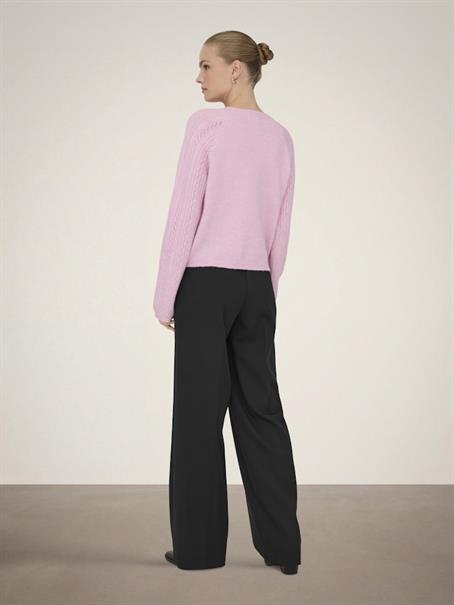 JDYAPRIL LIFE L/S O-NECK PULLOVER KNT fragrant lilac