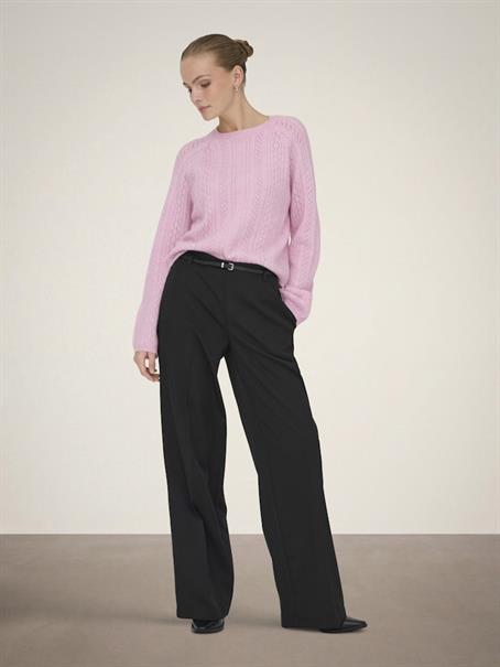 JDYAPRIL LIFE L/S O-NECK PULLOVER KNT fragrant lilac