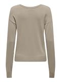 JDYBASICA L/S V-NECK PULLOVER KNT crockery