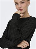 JDYBEAUTY L/S GLITTER PULLOVER KNT black