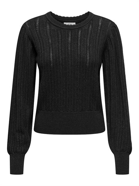 JDYBEAUTY L/S GLITTER PULLOVER KNT black