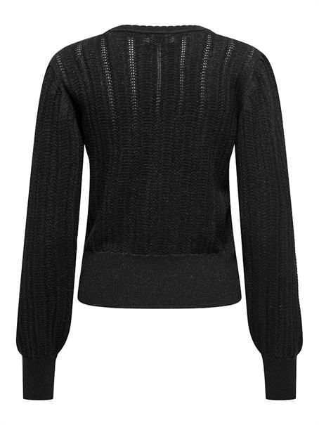 JDYBEAUTY L/S GLITTER PULLOVER KNT black