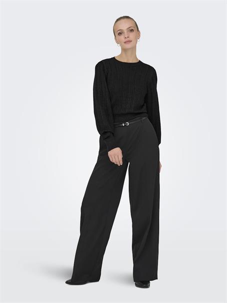 JDYBEAUTY L/S GLITTER PULLOVER KNT black