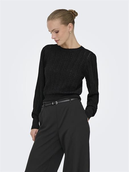 JDYBEAUTY L/S GLITTER PULLOVER KNT black