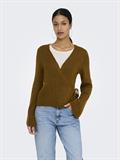 JDYBECKY L/S WRAP CARDIGAN KNT bison