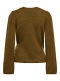 JDYBECKY L/S WRAP CARDIGAN KNT bison