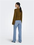 JDYBECKY L/S WRAP CARDIGAN KNT bison