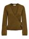 JDYBECKY L/S WRAP CARDIGAN KNT bison
