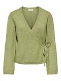 JDYBECKY L/S WRAP CARDIGAN KNT fern