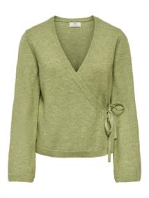 JDYBECKY L/S WRAP CARDIGAN KNT fern