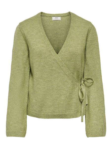 JDYBECKY L/S WRAP CARDIGAN KNT fern