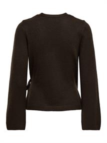 JDYBECKY L/S WRAP CARDIGAN KNT mole