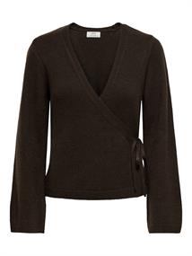 JDYBECKY L/S WRAP CARDIGAN KNT mole