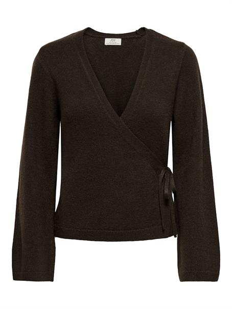 JDYBECKY L/S WRAP CARDIGAN KNT mole