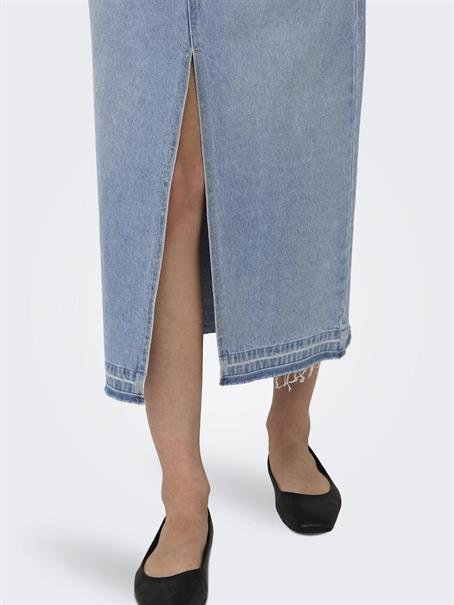 JDYBELLA HW LONG SKIRT DNM NOOS light blue denim
