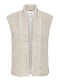JDYBIRDY LIFE TEDDY OPEN VEST OTW NOOS pumice stone