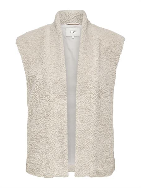 JDYBIRDY LIFE TEDDY OPEN VEST OTW NOOS pumice stone