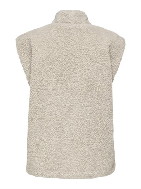 JDYBIRDY LIFE TEDDY OPEN VEST OTW NOOS pumice stone