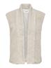 JDYBIRDY LIFE TEDDY OPEN VEST OTW NOOS pumice stone