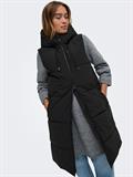JDYBLAIR LONG HOOD WAISTCOAT OTW NOOS black