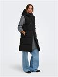 JDYBLAIR LONG HOOD WAISTCOAT OTW NOOS black