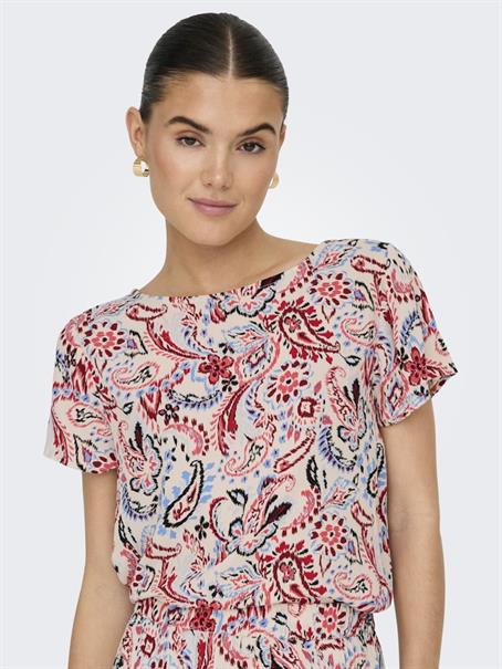 JDYBREEZE LIFE S/S TOP WVN sandshell2