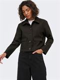 JDYCALLIE SHORT JACKET OTW HAB NOOS chocolate torte