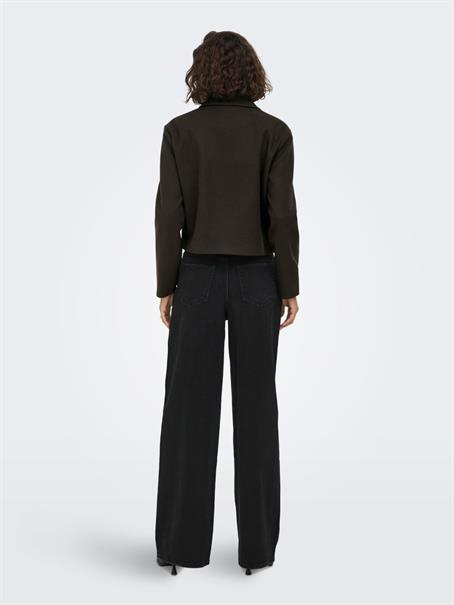JDYCALLIE SHORT JACKET OTW HAB NOOS chocolate torte