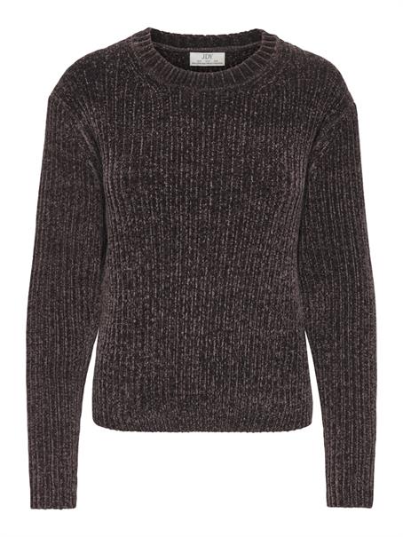 JDYCARIE L/S ON CHENILLE PULLOVER KNT coffee bean