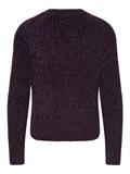 JDYCARIE L/S ON CHENILLE PULLOVER KNT plum perfect