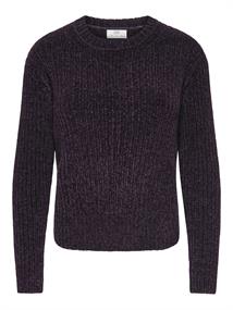 JDYCARIE L/S ON CHENILLE PULLOVER KNT plum perfect