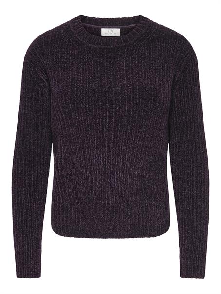JDYCARIE L/S ON CHENILLE PULLOVER KNT plum perfect