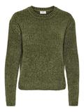 JDYCARIE L/S ON CHENILLE PULLOVER KNT sphagnum