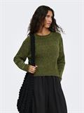 JDYCARIE L/S ON CHENILLE PULLOVER KNT sphagnum