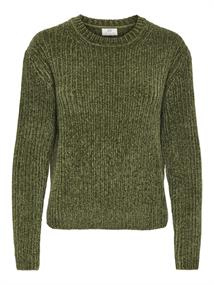 JDYCARIE L/S ON CHENILLE PULLOVER KNT sphagnum